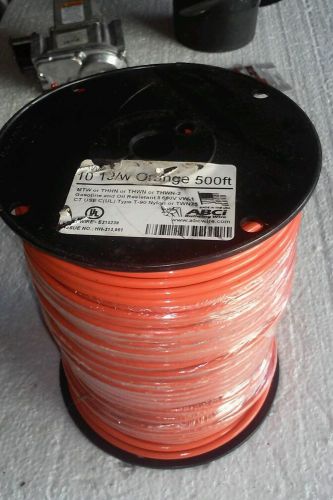 THHN/THWN  500 Ft.  #10 AWG STRANDED  Insulated Copper Wire  (Orange)  NEW
