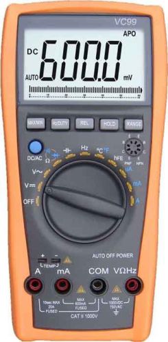 Vichy vc99 3 6/7 auto range lcd digital multimeter volt ammeter ohm test meter for sale