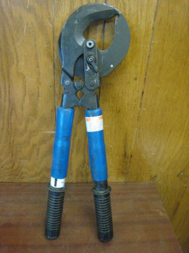 Chance c403-2979 ratchet cable cutter capacity 1000 mcm aluminum or copper for sale