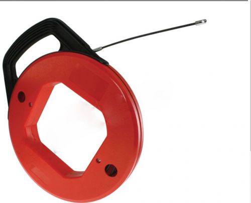 150ft fiberglass fish tape (3.2mm diameter) with winder case for sale