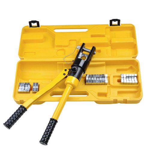16 ton hydraulic wire crimper crimping tool 11 dies battery cable lug terminal for sale
