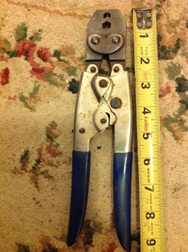 Vintage lrc coax ratchet crimper heavy duty tools hardware data cables mod. 8851 for sale
