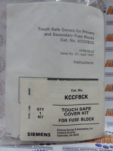 KCCFBCK -- SINGLE POLE FUSE BLOCK COVER KIT
