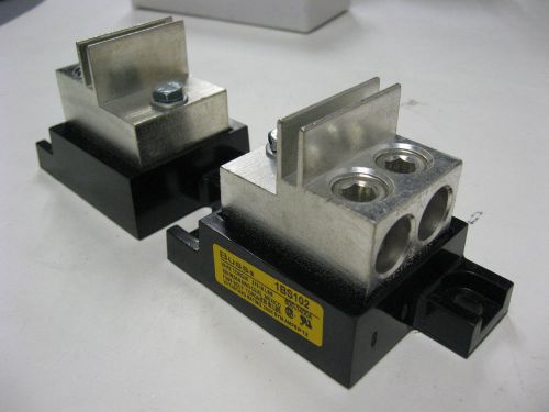 Lot of (2)bussmann set:  (4) 1bs102 600v/400a modular stud mounted fuse blocks for sale
