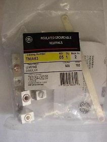 Ge tnia63 neutral kit for 100amp 600v safety switch accessory zf-527 for sale