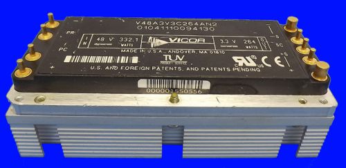Vicor DC-DC Converter Module 48V to 3.3V 264W Maxi V48A3V3C264AN2 / Avail QTY