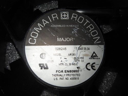 (V27) 1 USED COMAIR ROTRON MR2B3 AC AXIAL FAN