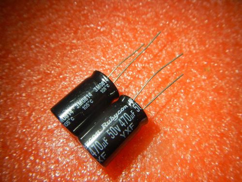 400pcs rubycon yxf 50v 470uf electrolytic capacitor 13x21mm for sale