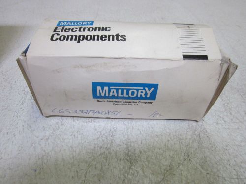 MALLORY CGS332T450X5L 450VDC CAPACITOR *NEW IN A BOX*