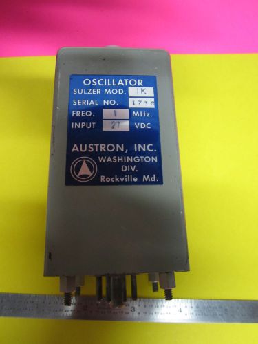 Sulzer austron 1 mhz frequency standard quartz oscillator for sale