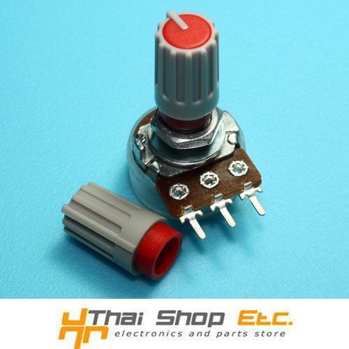 20 x Knob Grey with Red Mark for Potentiometer Pot -HJ106- THAISHOPETC
