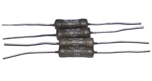 Dalohm CC-1 Precision Ceramic Core Power Resistors 15K ?  1%  3W  x 4pcs.  Audio