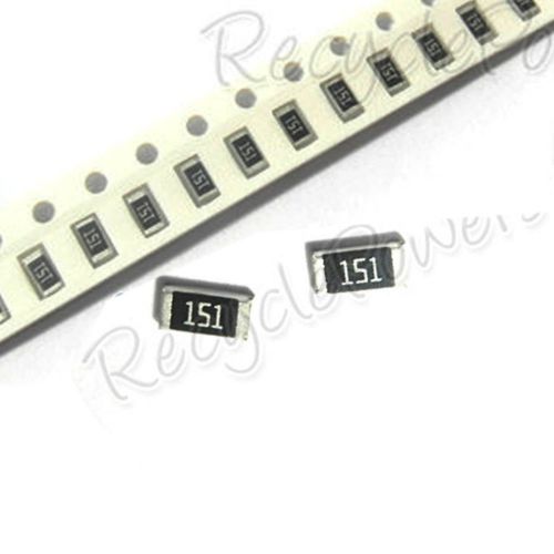 1000x 150 Ohm Chip 1206 SMD Resistors RoHs Surface Mount 150R 5%