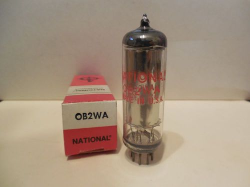 National electronics electronic electron vacuum tube ob2wa 7 pin new in box for sale