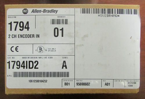 ALLEN BRADLEY Incremental Encoder 2 Channel 1794ID2 SEALED