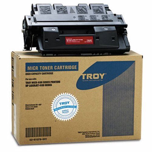 Troy 61X Compatible MICR Toner Secure, High-Yield, Black (TRS0281078001)