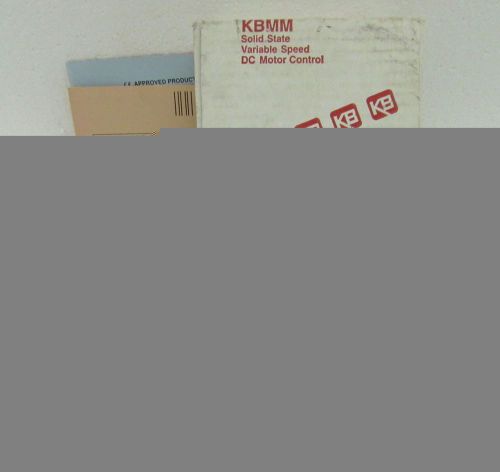 NEW OLD STOCK KB ELECTRONICS SOLID STATE DC MOTOR SPEED CONTROL MODEL KBMM-225