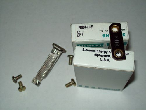 lot of 2 SFH18 SIEMENS THERMAL OVERLOAD UNIT FH18