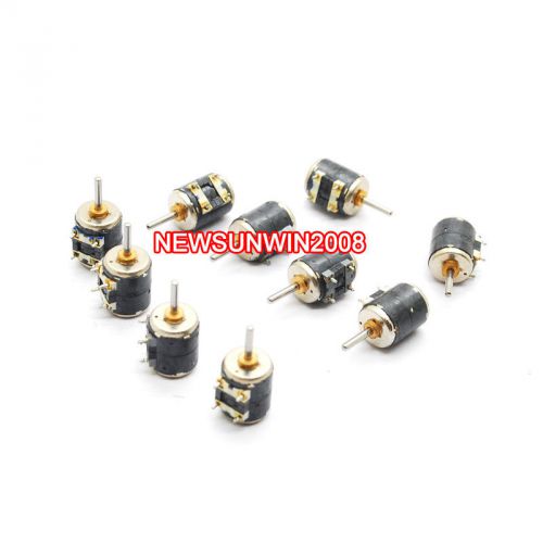 10PCS 4 Wire 2 Phase Mimi stepper motor for Canon micro stepping motor D6mm