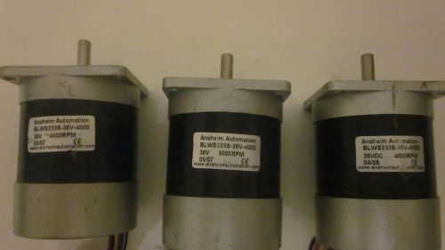 Anaheim automation  motor   p/n   blws233s-36v-4000  - new for sale