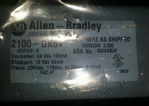 *NEW* Allen Bradley 2100-GK61 DeviceNet ScanPort Module  WARRANTY