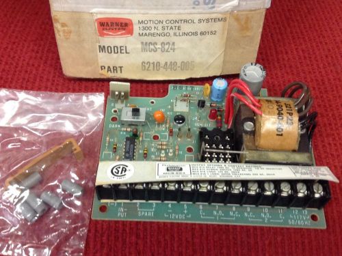 Warner Electric Control Systems - Model #MCS-824 - NEW