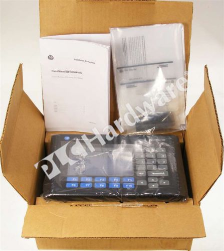 New allen bradley 2711-b5a8 /h frn 4.48 panelview 550 mono/key/touch/dh+ for sale