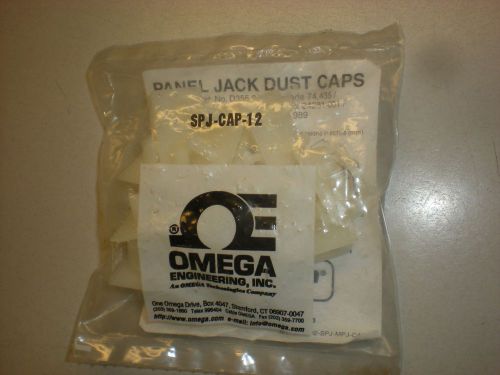 Omega Model SPJ-CAP-12 - Jack Panel Dust Caps - Lot of 12