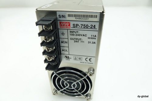 MEAN WELL SP-750-24 DC24V 31.3A Used DC Power Supply