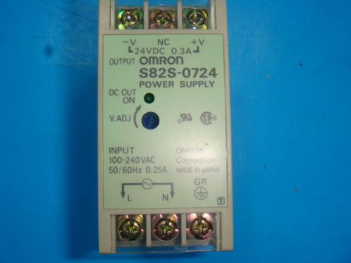 Omron S82S-0724 Power Supply Used EXLNT
