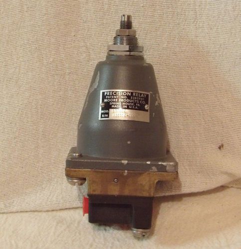 Pneumatic Relay, Precision MOORE PRODUCTS Model 67R-100
