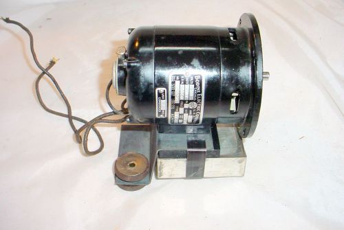 Vintage Bodine Electric NYC-12 Motor 110V 1650 RPM 1/120 HP