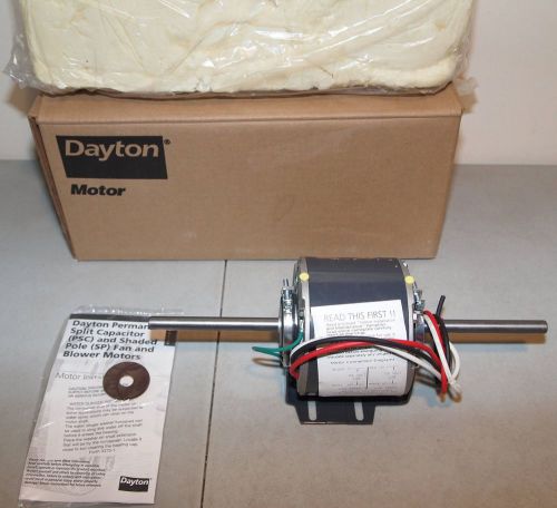 New dayton 1/10 hp room air conditioner motor mod# 3m592b single phase 115 volts for sale