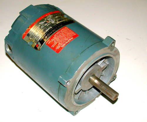 Reliance 3 phase ac motor 1/3 hp model 33116221166 for sale