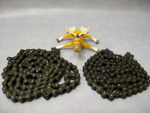 Tsubaki chain rs41 55&#034; lot of 2 for sale