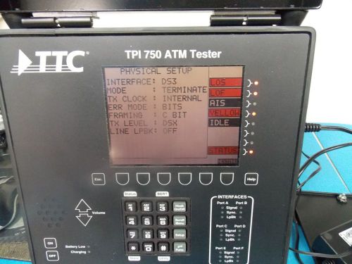TTC TPI 750 ATM Tester, DS1/  E1 DS3   STM-1