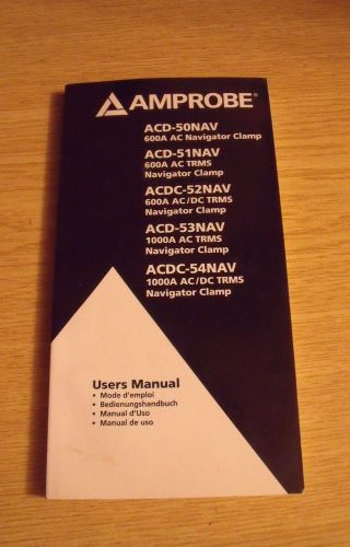 Amprobe ACD-50NAV users manual