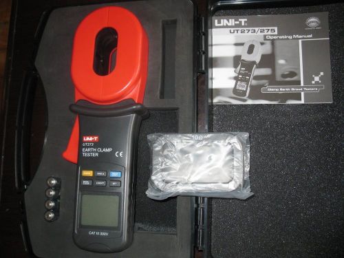 Digital Earth Ground Resistance Clamp Meter Tester 0-1000 ohm UT273