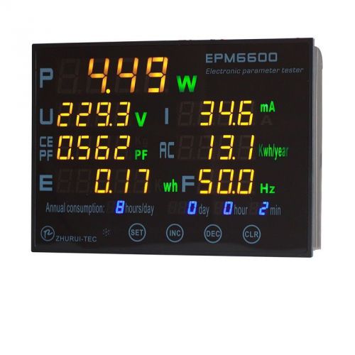EPM6600 Multi-function energy meter/kwh meter/power meter 10A/2000W/99999kwh