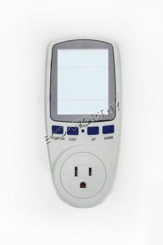 USA plug energy meter, kwh power monitor, electricity meter with power factor
