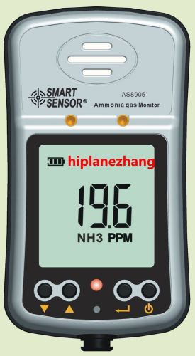 Handheld Ammonia Gas NH3 Test Detector Monitor 0-100PPM Alarm Li-battery AS8905
