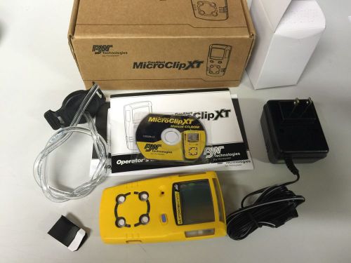 GasAlert MicroClip XT4 MC2-XWHM-Y-NA Portable Personal Gas Leak LEL O2 CO H2S