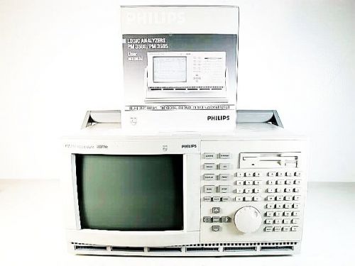 Philips PM3585 Logic Analyzer 200Mhz with Probes and Manual