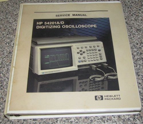HP 54201A/D  OSCILLOSCOPE SERVICE MANUAL