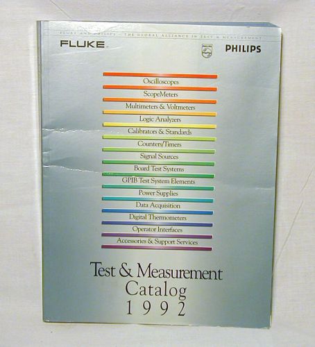 Fluke 1992 Test and Measurement Catalog, used, good condition.
