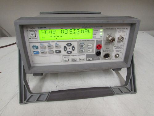 Agilent/Keysight 53147A microwave counter/power meter/DVM, 20ghz