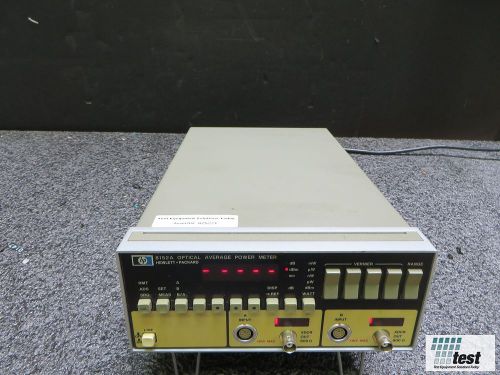 Agilent hp 8152a optical average power meter  id #25271 se for sale