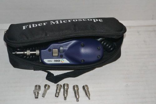 JDSU P5000i Fiberscope Fiber Inspection Microscope w/ Tips Included Mint
