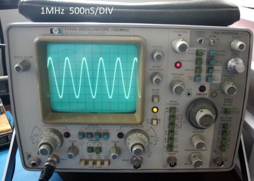 Hp 1742a oscilloscope 100 mhz 2 channel for sale