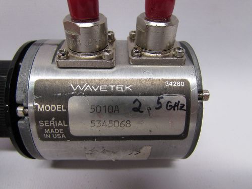 Wavetek 5010a 5010 stepping step adjustable variable RF attenuator- SMA 2.5GHz